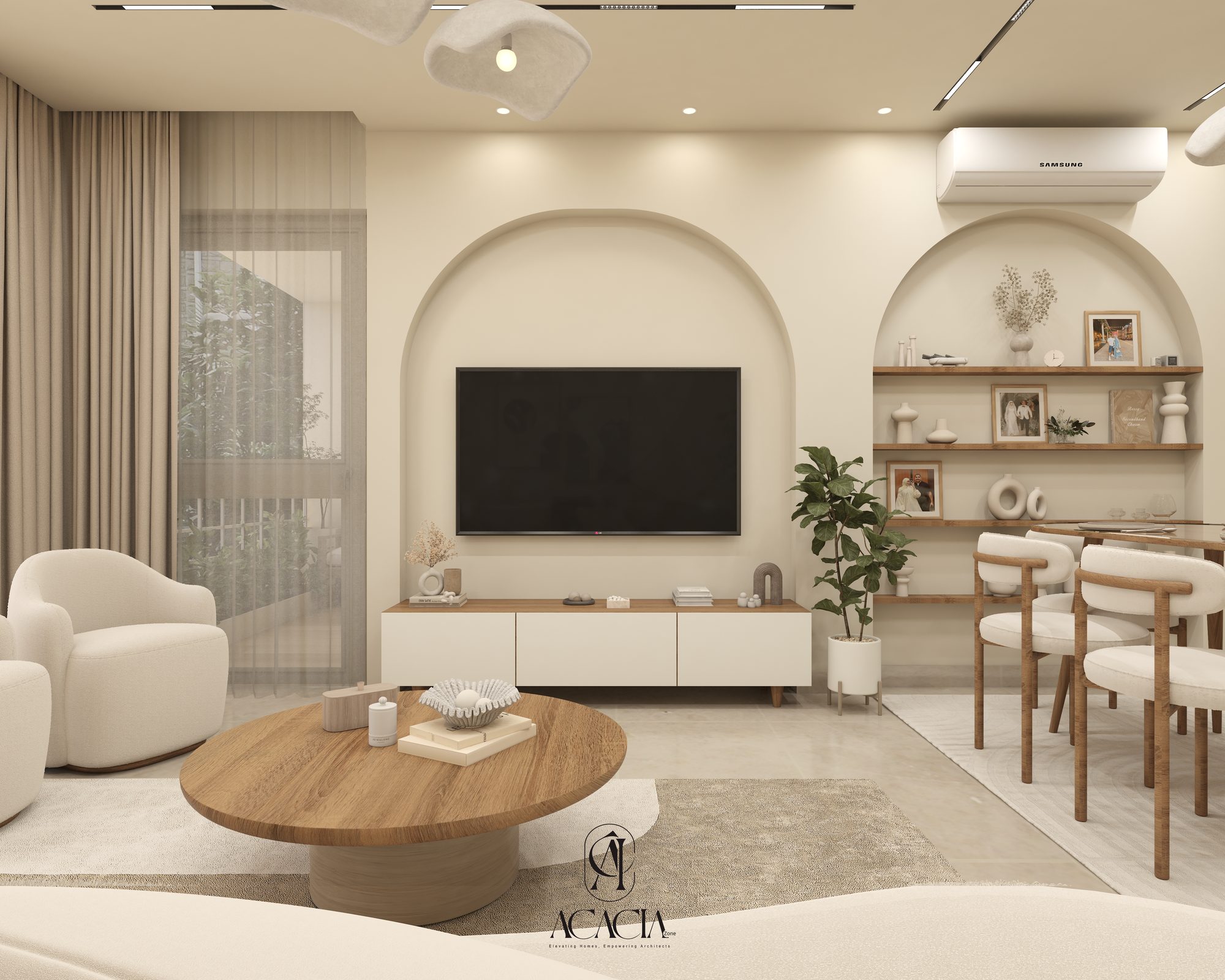 The Calm Residence interior view