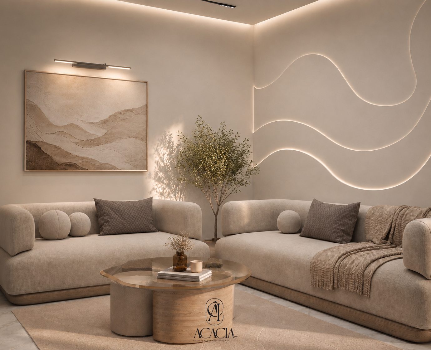 Hacienda Apartment living room seating