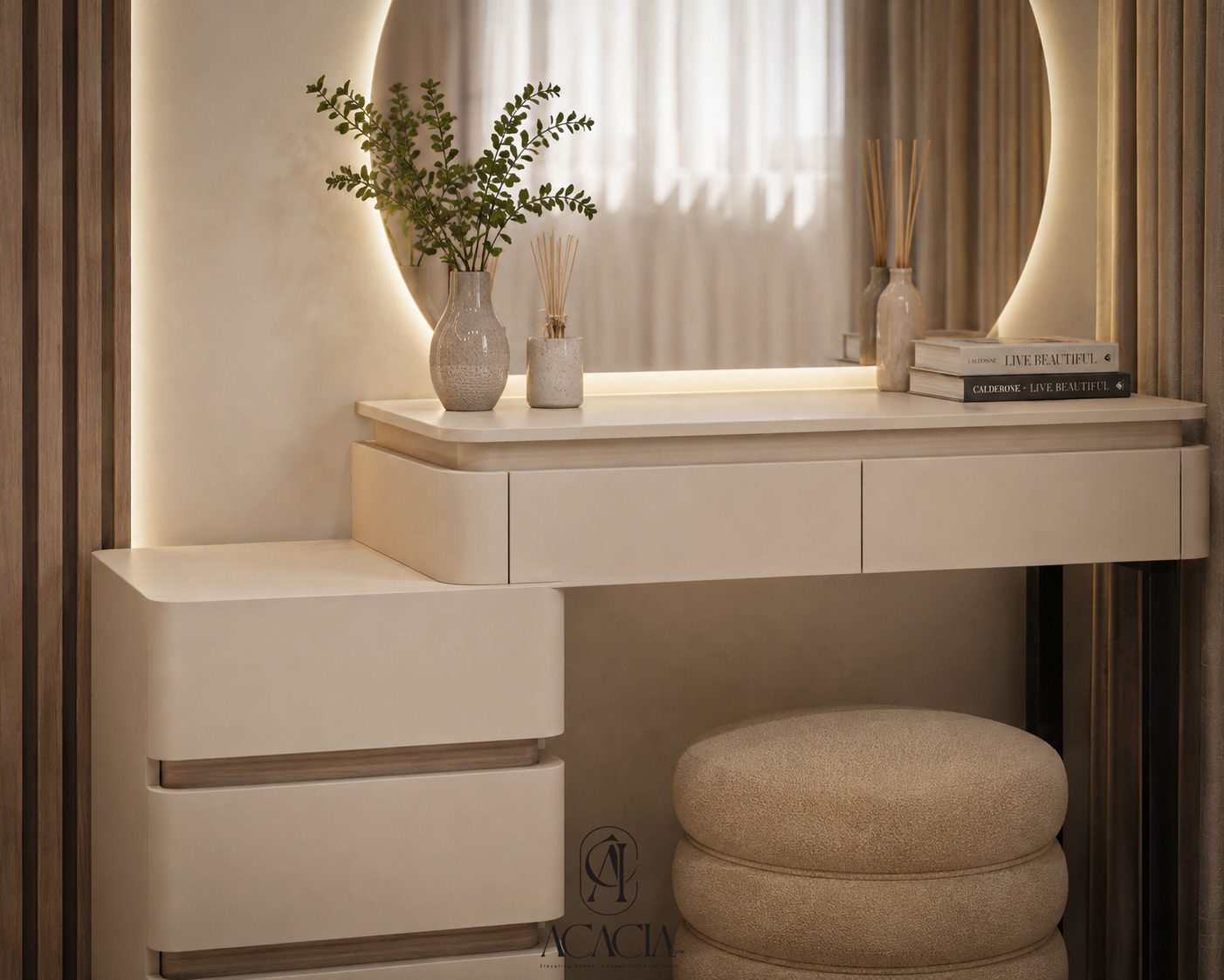 Hacienda Apartment vanity detail