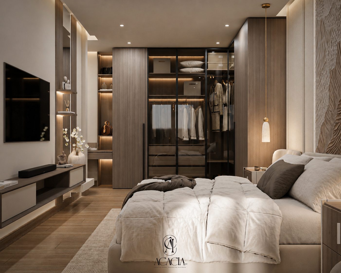 Wisal Apartment master walk-in closet